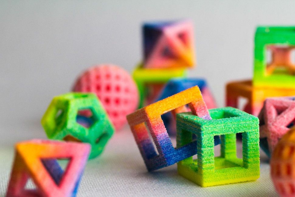 3D Printed color flavored sugar