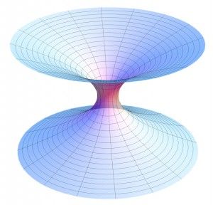 An illustration of a wormhole